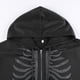thumbnail image 5 of Chaqueta gótica con diamantes de esternón para mujer, abrigo holgado con capucha académica oscura de otoño, sudadera de manga larga estilo punk, 5 of 6