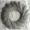 thumbnail image 4 of Pampas Grass Wreath Artificial Reed Garland Christmas Decor Fake Flower New Year Home Wall Hanging Ornament Wedding Party Layout (Milk White,60cm), 4 of 7