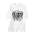 thumbnail image 3 of Women's Oversized Top Vintage Loose Short Sleeve T Shirt Long Sleeve T Shirt Tee Compression Shirt Woman Women Hiking Tops Turtle Neck Top for Women Long Sleeves T Shirts for Women Women Solid Shirt, 3 of 3