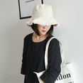 thumbnail image 7 of 8 Colors Women Bucket Hat, Foldable Breathable Sun Protection Fisherman for Outdoor 1Pc, 7 of 7