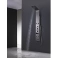 thumbnail image 4 of Rectangle Wall Mount CUPC Approved Stainless Steel Shower Panel In Chrome Color AI-11040, 4 of 9