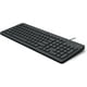 thumbnail image 2 of Teclado HP 150 con cable con teclado numérico USB negro, 2 of 7