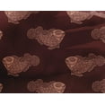 thumbnail image 4 of oneOone Georgette Viscose Fabric Fish Block Print Fabric By The Yard 42 Inch Wide, 4 of 4