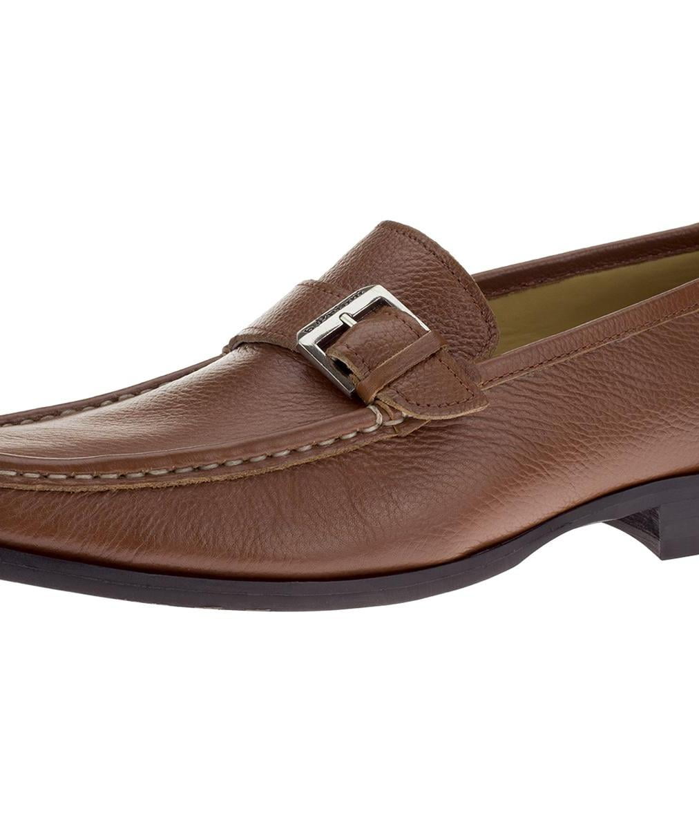 Mens Metero Dark Tan Leather Comfort Shoes DTI DARYA - Walmart.com