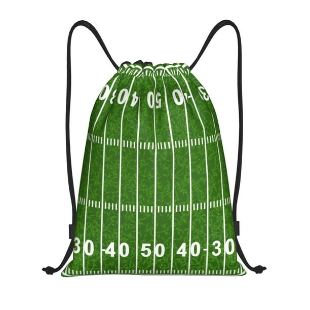 Fotbe American Football Field2 Bolsa Mochila con Cordón Estampada, Bolsa de Gimnasio Deportiva, Bolsa Cinch, Bolsa con Cordón para Hombres y Mujeres-Medium