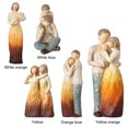 thumbnail image 4 of Family Series Statue Modern Home Decoration, Sculpture Precious Gift,Commemorative Gift(White Blue), 4 of 7