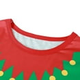 thumbnail image 4 of Couple Christmas Pajama Set Matching Family Pajamas Elf Cosplay Outfit for Kids Adult PJs Sets, 4 of 6