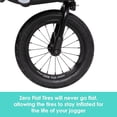 thumbnail image 2 of Sistema de viaje Baby Trend Expedition® Zero Flat Jogger con luces LED, gris tablero, 2 of 5