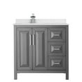 thumbnail image 7 of Wyndham Collection Wcv252536s-Left-Vca-Mxx Daria 36" Free Standing Single Basin Vanity Set, 7 of 7