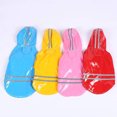 thumbnail image 5 of Chubasquero para cachorros Vevor con capucha azul impermeable PU ropa reflectante, 5 of 5