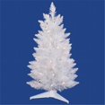 thumbnail image 1 of Vickerman A104032LED 3 ft. x 17 in. Christmas Tree Crystal White Pencil 55LED Mult, 1 of 3