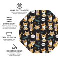 thumbnail image 3 of Kdxio Cute Dogs Corgi Funny Coasters,4 Pcs Leather Coasters,Housewarming Gifts,Protect Furniture from Water Marks Scratch and Damage, 3 of 6