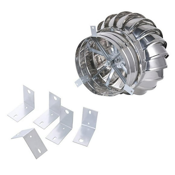 Ventilador de techo, turbinas eólicas, ventilación de ático, tapa de ventilador, salida de aire de acero inoxidable 201 para fábrica, ático, casa de 200 milímetros