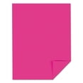 thumbnail image 3 of (2 pack) Astrobrights 22881 65 lbs. 8.5 in. x 11 in. Color Cardstock - Fireball Fuchsia (250/Pack), 3 of 5