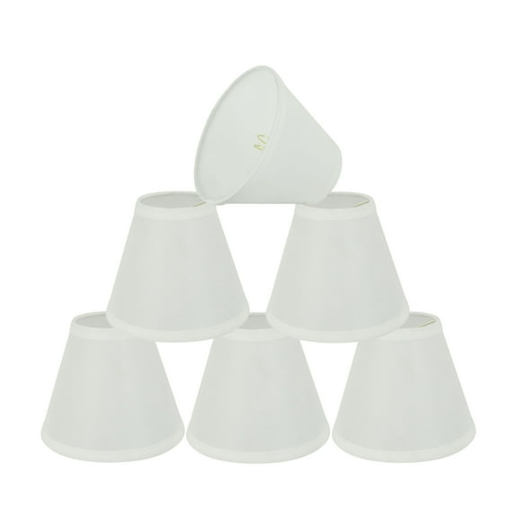Aspen Creative Corporation 6'' Linen Empire Candelabra Shade (Set of 6)