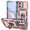 Rose Gold, variant on Pozyie for Motorola Moto G Power 5G 2024 Case with Screen Protector and Sliding Camera Cover, Kickstand Military-Grade Drop-Proof Case, Blue