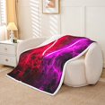 thumbnail image 2 of Erosebridal Teens Lightsaber Throw Blanket for Couch, Futuristic Rectangle Plush Blanket, Lightning Decor, 60x80, 2 of 7