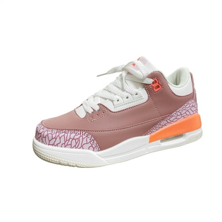 

Women‘s Platform Chunky Sports Shoes Non Slip Lace Up Basketball Sneakers Breathable Air Cushion Outdoor Tennis Sneakers