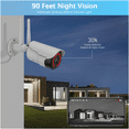 thumbnail image 4 of WEILAILIFE 3MP Wireless Security Camera System Outdoor with 130° Wide Angle Lens,WiFi Video Surveillance, 4 of 10