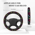 thumbnail image 5 of Easygdp Colorful Dragonflies Elastic Steering Wheel Cover, Auto Accessories, Fit Suvs, Vans,Cars, Trucks -15 inch, 5 of 8