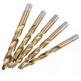 thumbnail image 3 of Titanium Coating Twist Step Drill Bits for Manual Pocket Hole Jig Master System 8-4/9-5/10-5/10-6/12-8mm Woodworking Tool, 3 of 4