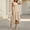 Khaki, variant on Button Front Dress Women Breathable Loose Fit Tunic Dress 2026 Solid Color Sleeveless Crew Neck with Zipper Pleated Women's Summer Dresses for Night Out and Club S-XXL