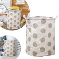 thumbnail image 1 of SIfdSeng Get it Fast Patterned Linen Laundry Hamper Without Lid Large Open Top Stylish and Breathable Fabric for Bedroom Or Bathroom Easy and Durable Design, 1 of 5