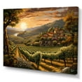 thumbnail image 2 of Designart "Fluid Art Vineyard Charm" Vineyard Canvas Prints, 2 of 7