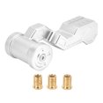 thumbnail image 3 of Gear  Knob, Antirust Extended Comfortable Ergonomic Design T Handle Shifter Knob  For Cars Silver, 3 of 8