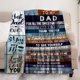 thumbnail image 2 of LHSHID Best Dad Ever Gifts Dad Fathers Day Blanket Gifts Dad Gifts from Daughter Son Birthday Gifts for Dad Who Wants Nothing Father Gifts Best Dad Gift Ideas Dad Blanket 60"x80", 2 of 6