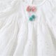 thumbnail image 5 of Gibobby Mameluco niña Ropa para bebé recién nacido, mono de encaje, mono con volantes, mono de manga corta, conjunto de trajes para(Blanco, 3-6 Meses), 5 of 5