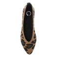 thumbnail image 3 of JOURNEE COLLECTION Womens Brown Leopard Print Foam Comfort Stretch Tayleen Pointed Toe Slip On Flats Shoes 9.5 M, 3 of 4