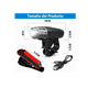 thumbnail image 4 of Luces Delanteras Y Traseras Xtellar negro Impermeables Para Bicicleta Luz Bicicleta Usb Recargable Hispeed Color De Negro, 4 of 4