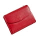 thumbnail image 1 of Bolso organizador de cuero unisex – Bolsillo de cuero auténtico y suave • Mini estuche de viaje multifuncional para llaves, auriculares, tarjetas • Diseño compacto fino • cierre seguro con, 1 of 1