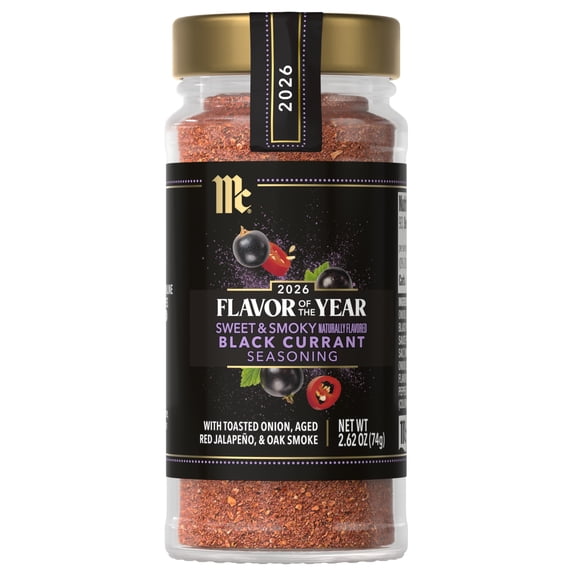 McCormick Sweet & Smoky Black Currant Seasoning, 2.62 oz Bottle