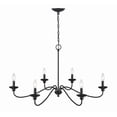 thumbnail image 6 of Millennium Lighting Inc Millennium Lighting Delvona 6 Light Chandelier in Modern Gold or Matte Black Matte Black 20.75 Painted, 6 of 11
