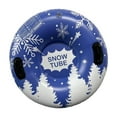 thumbnail image 1 of Tubo de nieve inflable, juguete de trineo de invierno, lindo azul, 90 cm de diámetro, con asas, trineo inflable para exteriores, mujeres, trineo,, 1 of 8
