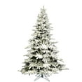 thumbnail image 1 of Vickerman Flocked Utica 4.5' Artificial Decorative Christmas Tree w/ Stand, 1 of 6