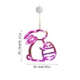 thumbnail image 3 of MXTPOV Easter Lights with Suction Cup, Cute Easter Bunny LED Lights Hanging for Window Wall Decor, Easter Decorations Neon Lights, Home Decor, 3 of 5