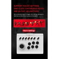 thumbnail image 1 of Wireless Joystick Controller Arcade Fighting Game Fight Stick Gaming Joystick for PS3///Switch/PC/Android White+Black, 1 of 5