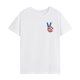 thumbnail image 1 of Camiseta para mujer, moda de verano, camiseta con cuello redondo para mujer, para viajes en la oficina en la calle Blanco, 1 of 7