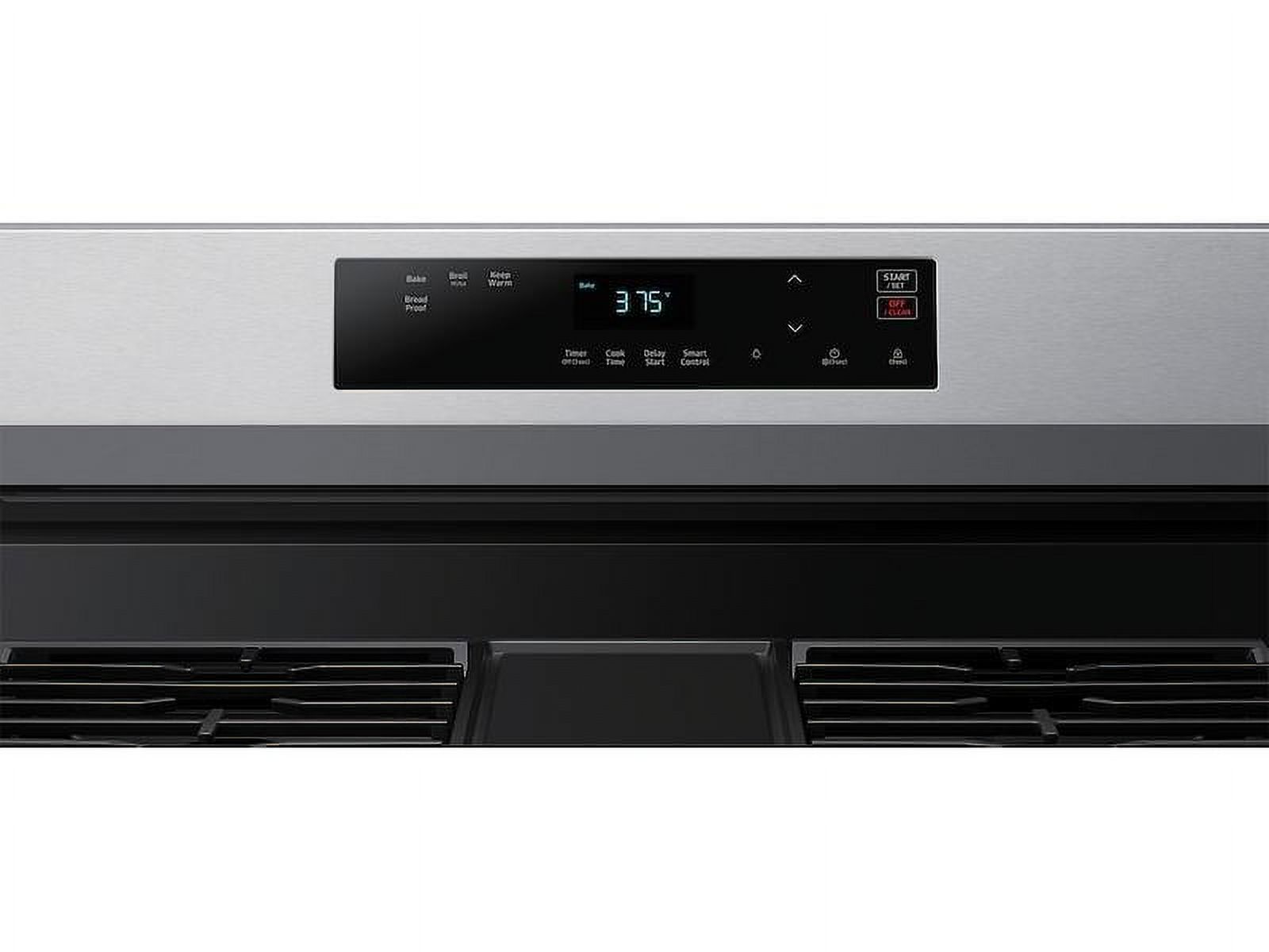 SAMSUNG NX60A6111SS 30" FREE STANDING GAS RANGE Black