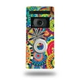 thumbnail image 1 of MightySkins CF-RVID33PL-Flower Wheels Carbon Fiber Skin Decal Wrap for Ring Video Doorbell 3 & 3 Plus Sticker - Flower Wheels, 1 of 3