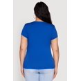 thumbnail image 5 of Women's Plus Size Basic Crew Neck Tee, 5 of 5