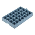 thumbnail image 1 of Bandejas para cubitos de hielo ZHCH apilable apta para lavavajillas azul 28 cubos, 1 of 5