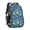 Astronaut and Moon, variant on Astronaut and Alien Black Pattern Backpack for School, Cute School Bag with Adjustable Shoulder Straps and Padded Back, 16.9"x12.6"x5.9"