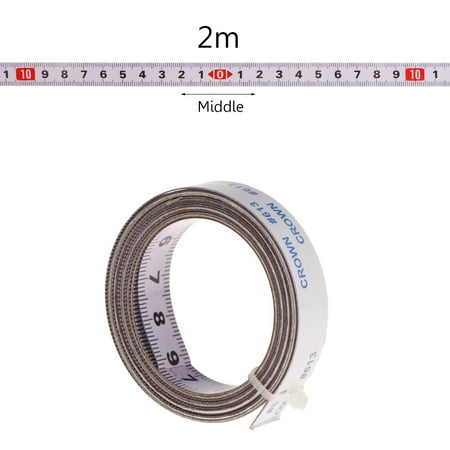 

1/2/3/5M Miter Track Tape Measure Self Adhesive Metric Steel Ruler