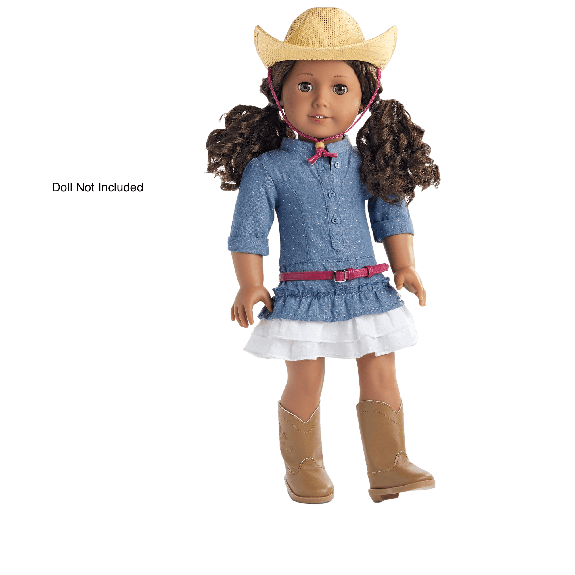 NEW ~brown western cowboy hat~for 18" dolls  AMERICAN FASHION GIRL DOLLS  $ SALE 