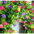 thumbnail image 6 of Spring Wreath for Front Door,16 in Farmhouse Colorful Cottage Wreath,Green Eucalyptus Wreath with Flowers,Purple Pink Summer Wreath,Outdoor Green Door Wreath,Spring Summer Decoration (Colorful), 6 of 9