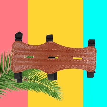MUSEYA Arm Guards for Biting PU Comfortable for Hunting 1Pack
